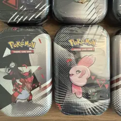 Pokemon Scarlet & Violet Black Bolt &White Flare  Sealed 6 Tins Lot NEW - Image 6