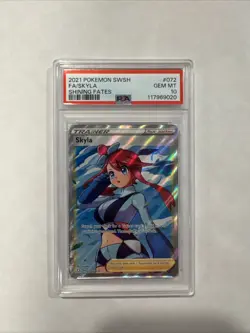 2021 POKEMON SKYLA SWORD & SHIELD SHINING FATES 72/ 72 FULL ART PSA 10! New Cert - Image 3