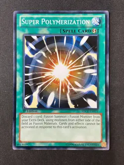 Yu-Gi-Oh TCG #SDCR-EN021 Super Polymerization 1st Edition Common NM - Image 3