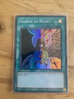 Yu-Gi-Oh! TCG Change of Heart 25th Anniversary Rarity Collection RA01-EN050 1st - Image 1