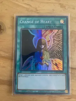 Yu-Gi-Oh! TCG Change of Heart 25th Anniversary Rarity Collection RA01-EN050 1st - Image 2