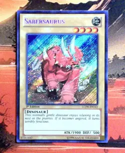 YuGiOh! Sabersaurus LCJW-EN143 1st Edition NM/VNM SCR - Image 1