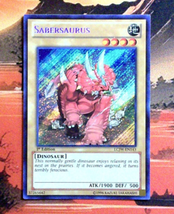 YuGiOh! Sabersaurus LCJW-EN143 1st Edition NM/VNM SCR - Image 2