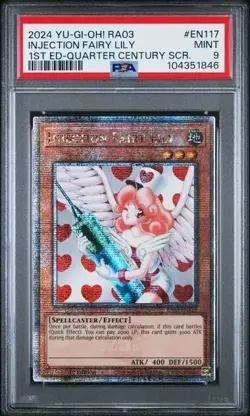 Injection Fairy Lily (Quarter Century Secret Rare) RA03-EN117 Quarter Century Bonanza 1st Edition - Image 2