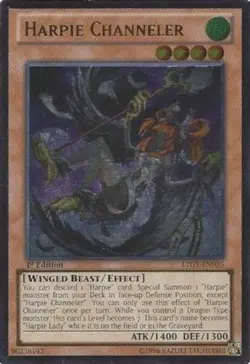 Harpie Channeler - LTGY-EN035 - Ultimate Rare - Unlimited Edition NM YuGiOh!  Lo - Image 1