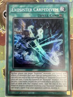 Exosister Carpedivem - MP23-EN262 - Super Rare - 1st Edition - YuGiOh TCG - Image 3