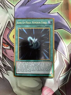 PGL2-EN059 Rank-Up-Magic Numeron Force Gold 1st Edition NM Yugioh Card - Image 1