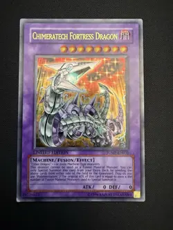 Yugioh Chimeratech Fortress Dragon JUMP-EN031 Ultra Rare Limited Edition MP - Image 1
