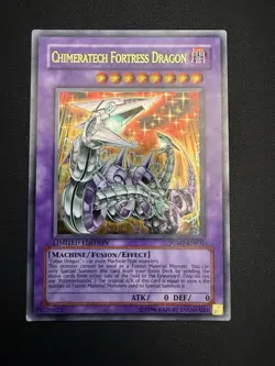 Yugioh Chimeratech Fortress Dragon JUMP-EN031 Ultra Rare Limited Edition MP - Image 3