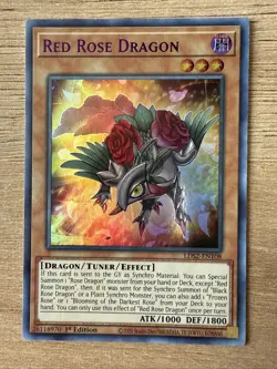 Yugioh! LP Red Rose Dragon (Purple) - LDS2-EN108 - Ultra Rare - 1st Edition - Image 5