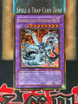 Yugioh Chimeratech Overdragon GLD1-EN029 Gold Rare Limited Editon LP - Image 2