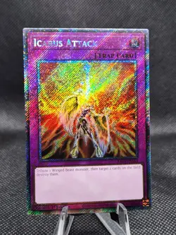 Yugioh! Icarus Attack - RA03-EN165 - Platinum Secret Rare - Image 1