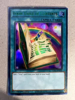 Toon Table of Contents LDS1-EN069 1st Edition (green) LP - Image 1