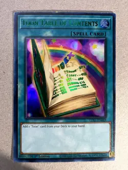 Toon Table of Contents LDS1-EN069 1st Edition (green) LP - Image 3