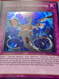 3x Infinite Impermanence | RA01-EN075 | Super Rares | 1st Edition | NM | YuGiOh! - Image 4