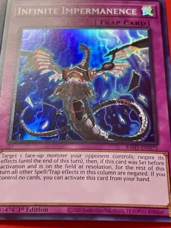 3x Infinite Impermanence | RA01-EN075 | Super Rares | 1st Edition | NM | YuGiOh! - Image 6