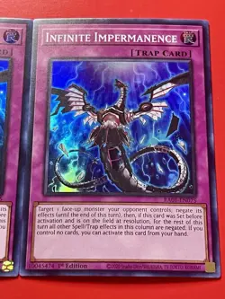 3x Infinite Impermanence | RA01-EN075 | Super Rares | 1st Edition | NM | YuGiOh! - Image 7