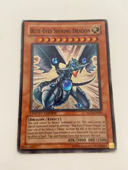 Blue-Eyes Shining Dragon - MOV-EN001 - Super Rare - Limited Edition HP YuGiOh! - Image 3