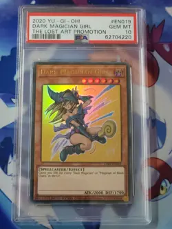 2020 Yugioh Dark Magician Girl - PSA 10 - The Lost Art Promotion - LART-EN019 - Image 3