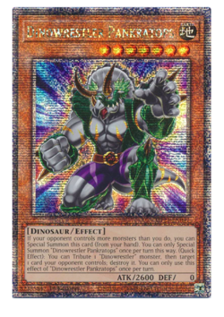 Dinowrestler Pankratops - MP24-EN047 - Quarter Century Secret Rare YuGiOh - Image 2