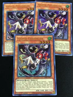 YUGIOH HARPIE CHANNELER LDS2-EN073 1ST ULTRA X3 - Image 1