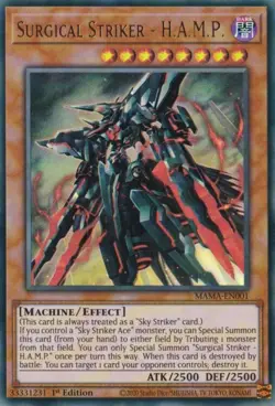 Yugioh - Surgical Striker - H.A.M.P. (Ultra Rare) (1st Edition) - MAMA-EN001 P - Image 2