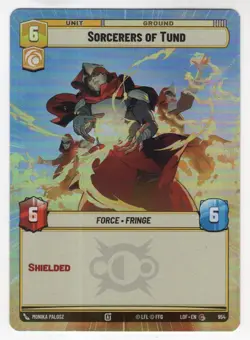 Star Wars Unlimited LotF Hyperspace Foil Card LOF954 Sorcerers Of Tund - Image 1