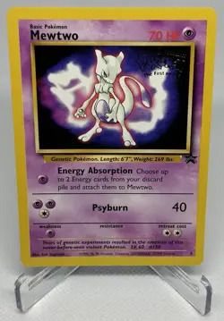 Mewtwo 3 WB Stamped Movie Promo WOTC 1999 Pokemon Card NM MINT - Image 1