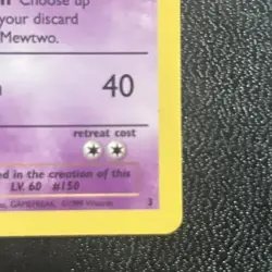 Mewtwo 3 WB Stamped Movie Promo WOTC 1999 Pokemon Card NM MINT - Image 4