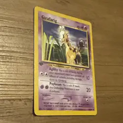 Girafarig 1st Edition 58/111 Neo Genesis Pokemon TCG Card NM - Image 4