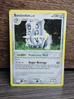 Bastiodon 21/123 Holo Rare Pokemon Card Mysterious Treasures 2007 LP - Image 1