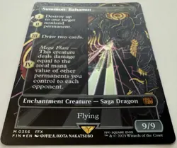 Summon: Bahamut (FOIL) MTG - Final Fantasy Borderless Ext Art M0356 NM - Image 4