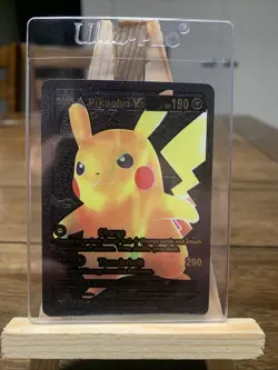 Pokemon Pikachu V 170/185 Gold/Black Foil Special Fan Art  - Image 1