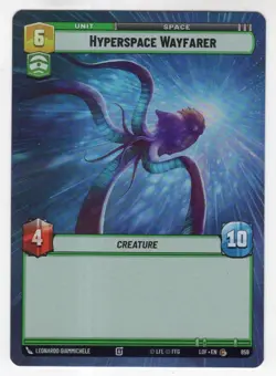 Star Wars Unlimited LotF Hyperspace Foil Card LOF859 Hyperspace Wayfarer - Image 1