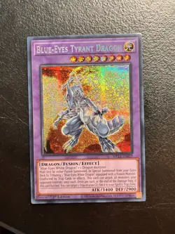 YUGIOH BLUE-EYES TYRANT DRAGON MP23-EN019 PRISMATIC SECRET 1ST ED NM - Image 1