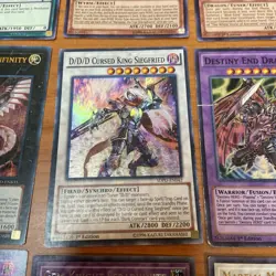 YuGiOh 2018 Empty Power Cube Box & 87 Playing CARDS 1st Editions & Rare 1996 - Image 10