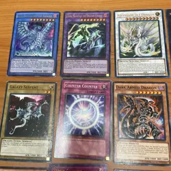 YuGiOh 2018 Empty Power Cube Box & 87 Playing CARDS 1st Editions & Rare 1996 - Image 14