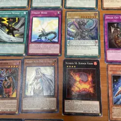 YuGiOh 2018 Empty Power Cube Box & 87 Playing CARDS 1st Editions & Rare 1996 - Image 16