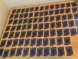 YuGiOh 2018 Empty Power Cube Box & 87 Playing CARDS 1st Editions & Rare 1996 - Image 20