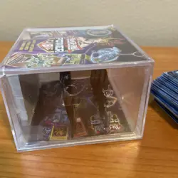 YuGiOh 2018 Empty Power Cube Box & 87 Playing CARDS 1st Editions & Rare 1996 - Image 23