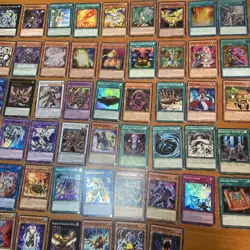 YuGiOh 2018 Empty Power Cube Box & 87 Playing CARDS 1st Editions & Rare 1996 - Image 29