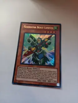 Yu-Gi-Oh! Gladiator Beast Lanista LCGX-EN252 Ultra Rare Unlimited Near Mint - Image 5