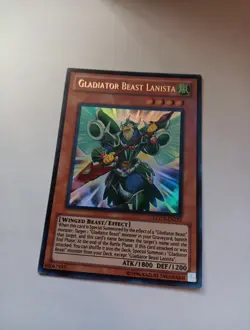 Yu-Gi-Oh! Gladiator Beast Lanista LCGX-EN252 Ultra Rare Unlimited Near Mint - Image 6