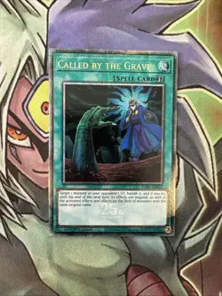 RA01-EN057 Called By The Grave Quarter Century Secret 1st Edition NM Yugioh Card - Image 3