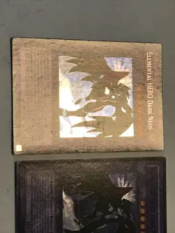 Yu-Gi-Oh! 2x “ELEMENTAL HERO DARK NEOS” SECRET+SUPER RARE 1st Ed - Image 2