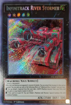 Yugioh Infinitrack River Stormer SCR 1st Ed INCH-EN007 Near Mint - Image 3