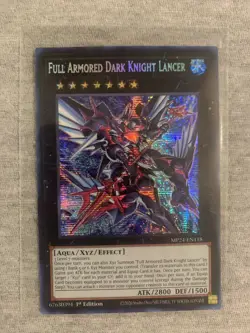 Yugioh x1 Full Armored Dark Knight Lancer MP24-EN118 Prismatic Secret (NM!) - Image 2