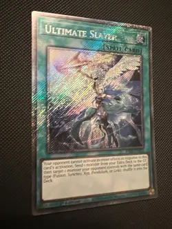 YUGIOH ULTIMATE SLAYER PLATINUM SECRET RARE NM RA02-EN070 - Image 2
