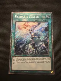 YUGIOH ULTIMATE SLAYER PLATINUM SECRET RARE NM RA02-EN070 - Image 4