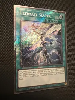 YUGIOH ULTIMATE SLAYER PLATINUM SECRET RARE NM RA02-EN070 - Image 6